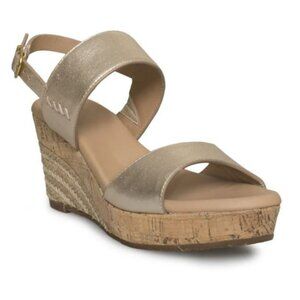 UGG Elena Metallic Wedge Sandals • Women’s Size 9 • Stylish & Comfortable